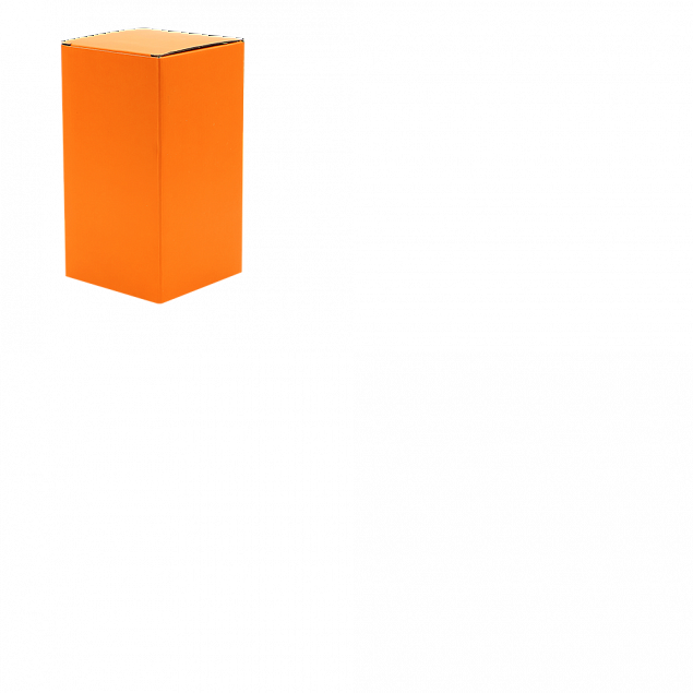 Коробка глянцевая для термокружки Surprise, оранжевый с логотипом в Санкт-Петербурге заказать по выгодной цене в кибермаркете AvroraStore