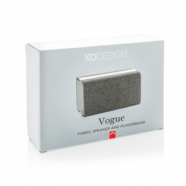Колонка с зарядным устройством Vogue  с логотипом в Санкт-Петербурге заказать по выгодной цене в кибермаркете AvroraStore