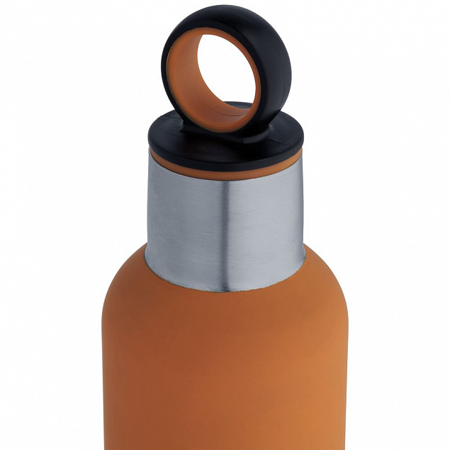 Термобутылка Sherp, оранжевая с логотипом в Санкт-Петербурге заказать по выгодной цене в кибермаркете AvroraStore