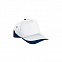 Бейсболка FORT (белая) - Темно-синий XX с логотипом в Санкт-Петербурге заказать по выгодной цене в кибермаркете AvroraStore