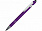 Ручка металлическая soft-touch шариковая со стилусом Sway, зеленый/серебристый с логотипом в Санкт-Петербурге заказать по выгодной цене в кибермаркете AvroraStore