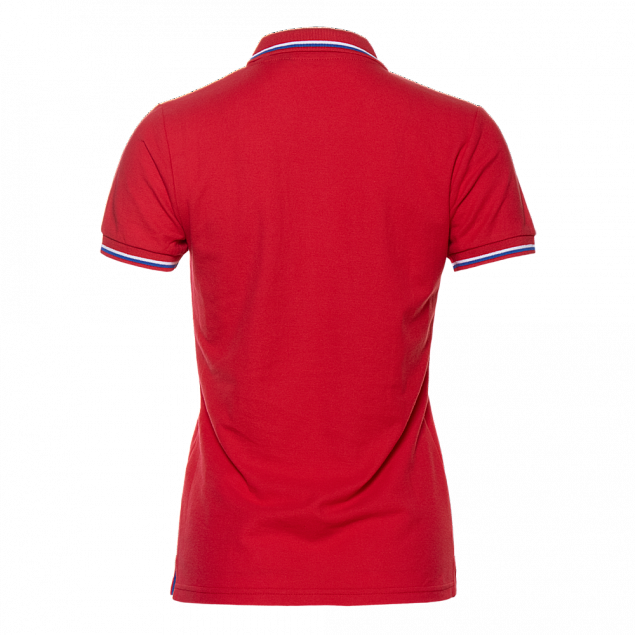 Рубашка поло StanRussianWomen Красный с логотипом в Санкт-Петербурге заказать по выгодной цене в кибермаркете AvroraStore