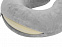 Подушка Basic из микрофибры с эффектом памяти U-shape, серый с логотипом в Санкт-Петербурге заказать по выгодной цене в кибермаркете AvroraStore