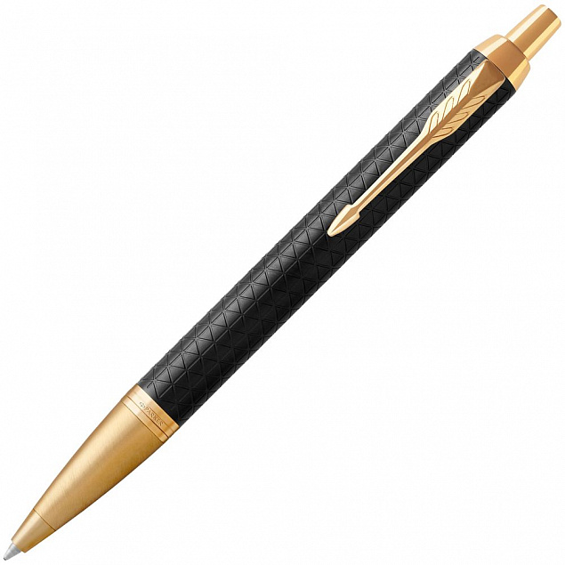Ручка шариковая Parker IM Premium Black/Gold GT с логотипом в Санкт-Петербурге заказать по выгодной цене в кибермаркете AvroraStore
