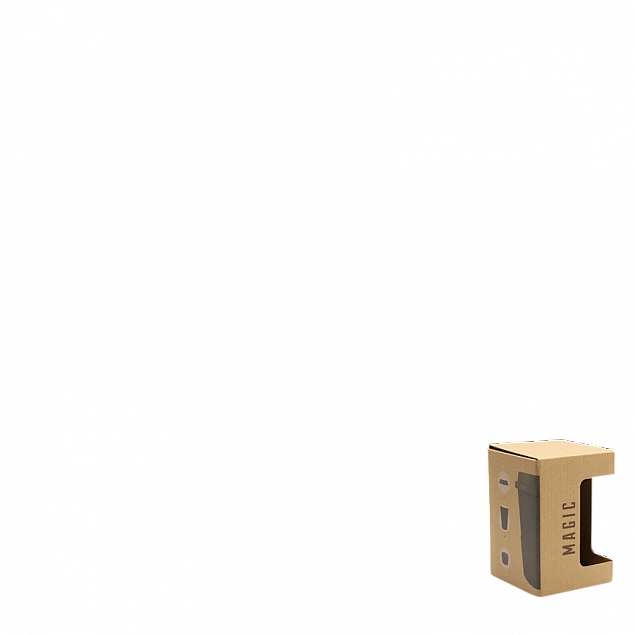 Коробка для кружки &quot;Magic&quot;с окном, коричневый с логотипом в Санкт-Петербурге заказать по выгодной цене в кибермаркете AvroraStore