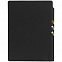 Ежедневник Flexpen Black, недатированный, черный с желтым с логотипом в Санкт-Петербурге заказать по выгодной цене в кибермаркете AvroraStore