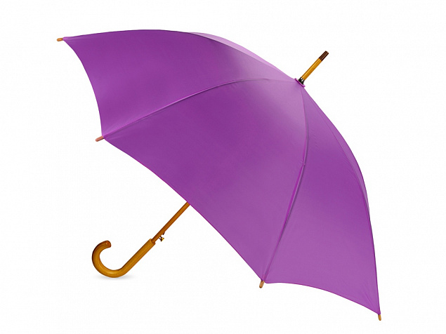 Зонт-трость полуавтоматический с деревянной ручкой с логотипом в Санкт-Петербурге заказать по выгодной цене в кибермаркете AvroraStore