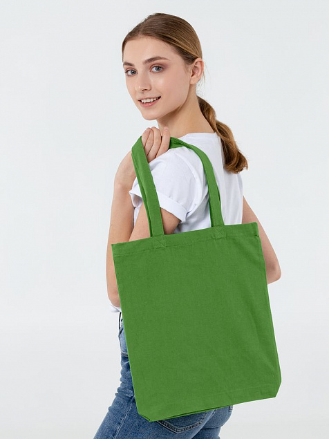 Холщовая сумка Avoska, ярко-зеленая с логотипом в Санкт-Петербурге заказать по выгодной цене в кибермаркете AvroraStore