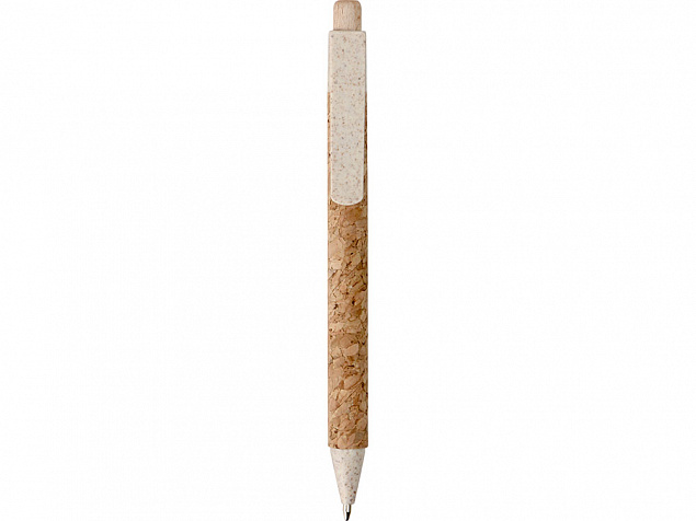 Ручка из пробки и переработанной пшеницы шариковая «Mira» с логотипом в Санкт-Петербурге заказать по выгодной цене в кибермаркете AvroraStore