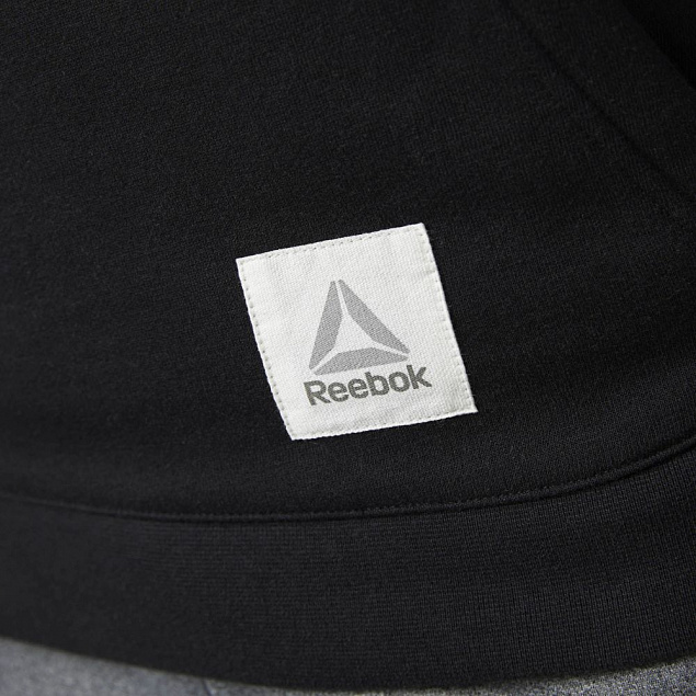 Толстовка мужская Crew Neck, черная с логотипом в Санкт-Петербурге заказать по выгодной цене в кибермаркете AvroraStore
