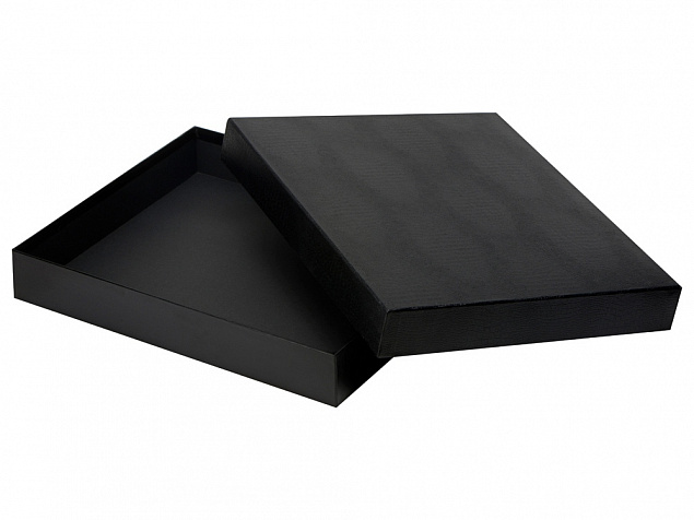 Подарочная коробка 38 х 31,8 х 6, черный с логотипом в Санкт-Петербурге заказать по выгодной цене в кибермаркете AvroraStore