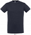 Фуфайка (футболка) REGENT мужская,Темно-синий 3XL с логотипом в Санкт-Петербурге заказать по выгодной цене в кибермаркете AvroraStore