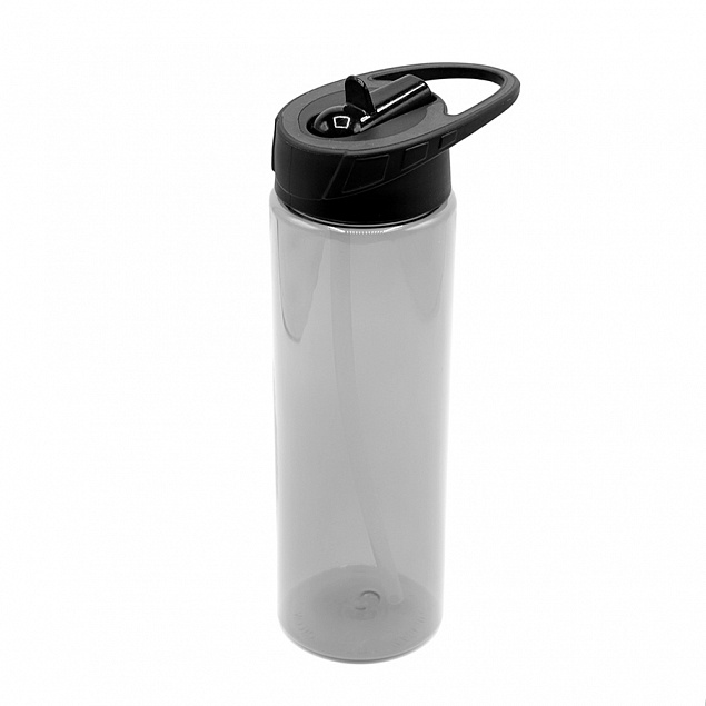 Пластиковая бутылка Mystik - Черный AA с логотипом в Санкт-Петербурге заказать по выгодной цене в кибермаркете AvroraStore
