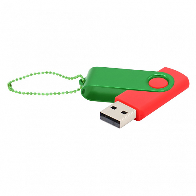 Флешка Designer To Go 2.0 USB 16Gb, красный/зеленый с логотипом в Санкт-Петербурге заказать по выгодной цене в кибермаркете AvroraStore