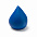 Каплевидный антистресс DONA, Королевский синий с логотипом в Санкт-Петербурге заказать по выгодной цене в кибермаркете AvroraStore