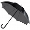 Зонт-трость Downtown, черный с серым с логотипом в Санкт-Петербурге заказать по выгодной цене в кибермаркете AvroraStore