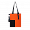 Шоппер Superbag Color (оранжевый с чёрным) с логотипом в Санкт-Петербурге заказать по выгодной цене в кибермаркете AvroraStore