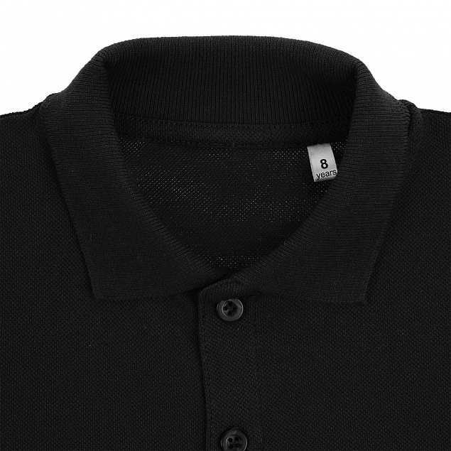 Рубашка поло детская Virma Kids, черная с логотипом в Санкт-Петербурге заказать по выгодной цене в кибермаркете AvroraStore