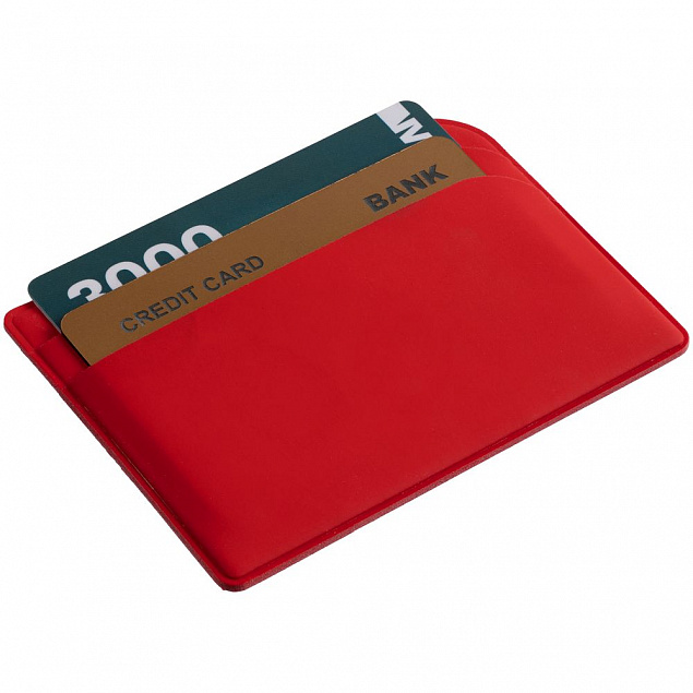 Чехол для карточек Dorset, красный с логотипом в Санкт-Петербурге заказать по выгодной цене в кибермаркете AvroraStore