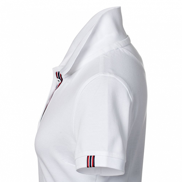 Рубашка поло женская AVON LADIES, белая с логотипом в Санкт-Петербурге заказать по выгодной цене в кибермаркете AvroraStore