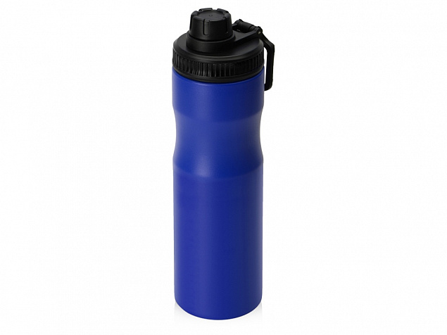 Бутылка для воды Supply Waterline, нерж сталь, 850 мл, синий/черный с логотипом в Санкт-Петербурге заказать по выгодной цене в кибермаркете AvroraStore