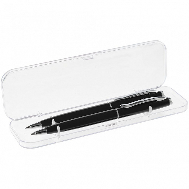 Набор Phrase: ручка и карандаш, черный с логотипом в Санкт-Петербурге заказать по выгодной цене в кибермаркете AvroraStore