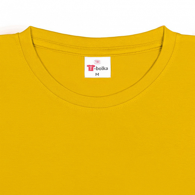 Футболка T-Bolka 180, желтая с логотипом в Санкт-Петербурге заказать по выгодной цене в кибермаркете AvroraStore