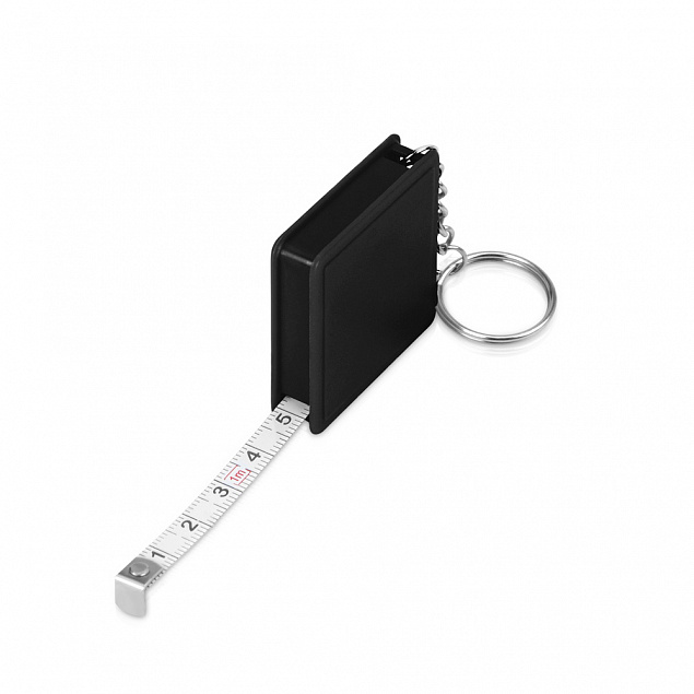 Брелок-рулетка Tape, распродажа, черный с логотипом в Санкт-Петербурге заказать по выгодной цене в кибермаркете AvroraStore