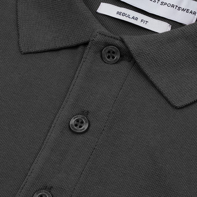 Рубашка поло мужская Neptune, темно-серая с логотипом в Санкт-Петербурге заказать по выгодной цене в кибермаркете AvroraStore