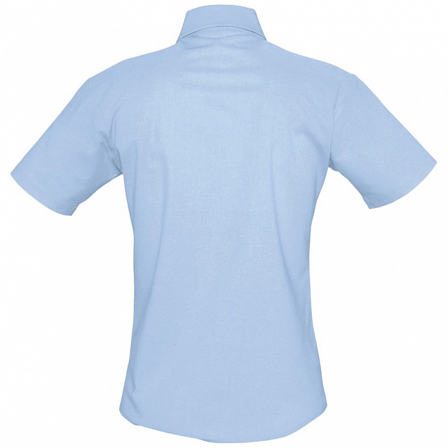 Рубашка женская с коротким рукавом ELITE, голубая с логотипом в Санкт-Петербурге заказать по выгодной цене в кибермаркете AvroraStore