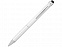 Ручка-стилус шариковая Charleston, серебристый, черные чернила с логотипом в Санкт-Петербурге заказать по выгодной цене в кибермаркете AvroraStore