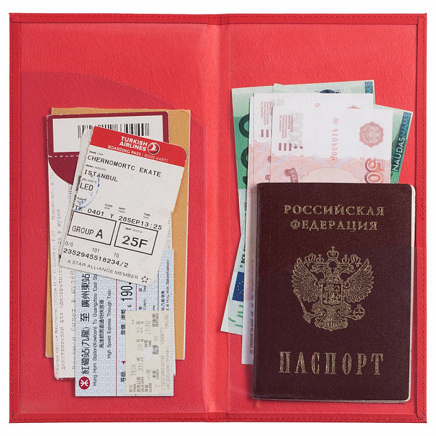 Органайзер для путешествий Twill, красный с логотипом в Санкт-Петербурге заказать по выгодной цене в кибермаркете AvroraStore