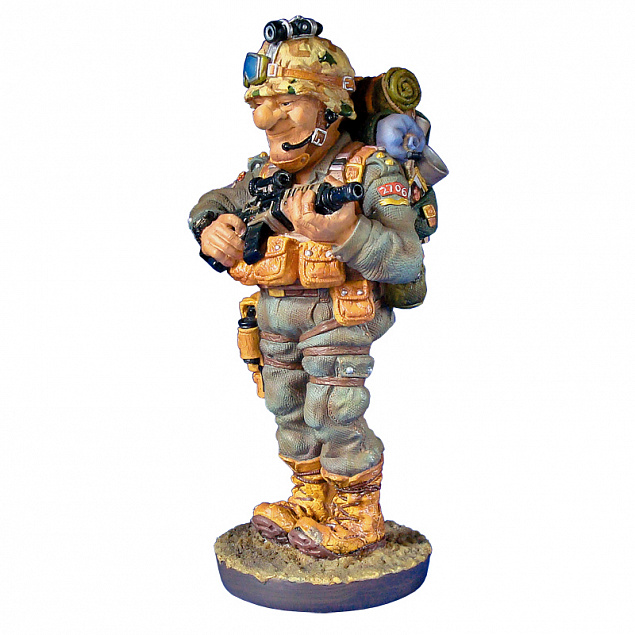 Скульптура "Военный" с логотипом в Санкт-Петербурге заказать по выгодной цене в кибермаркете AvroraStore