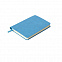 Ежедневник недатированный SALLY, A6, голубой, кремовый блок с логотипом в Санкт-Петербурге заказать по выгодной цене в кибермаркете AvroraStore