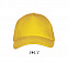 Бейсболка LONG BEACH,Жёлтый  с логотипом в Санкт-Петербурге заказать по выгодной цене в кибермаркете AvroraStore