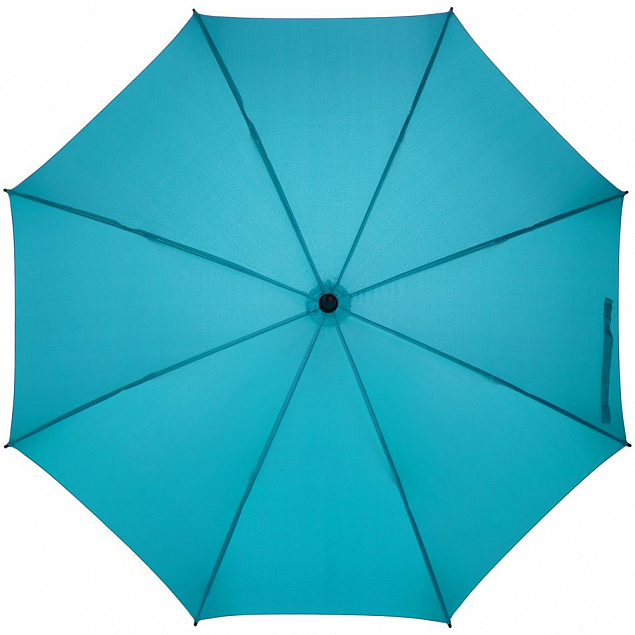 Зонт-трость Undercolor с цветными спицами, бирюзовый с логотипом в Санкт-Петербурге заказать по выгодной цене в кибермаркете AvroraStore