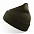 Шапка вязаная  двойная "Wind", с отворотом_темно-серый,100% акрил  с логотипом в Санкт-Петербурге заказать по выгодной цене в кибермаркете AvroraStore