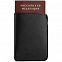Чехол для паспорта Linen, черный с логотипом в Санкт-Петербурге заказать по выгодной цене в кибермаркете AvroraStore