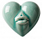 Фарфоровое сердце What The Heart Speaks About с логотипом в Санкт-Петербурге заказать по выгодной цене в кибермаркете AvroraStore