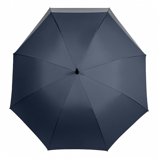 Зонт-трость Portobello Dune, синий/серый с логотипом в Санкт-Петербурге заказать по выгодной цене в кибермаркете AvroraStore