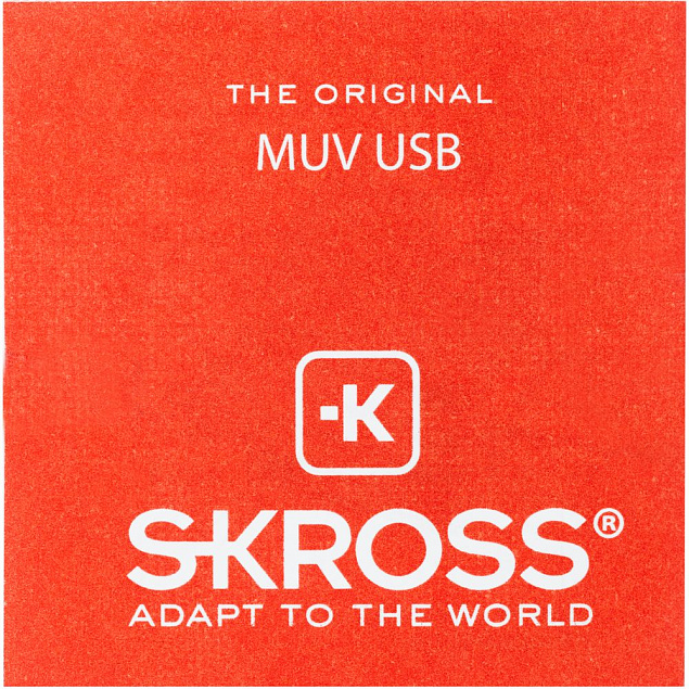 Зарядное устройство S-Kross MUV USB для путешествий, белое с логотипом в Санкт-Петербурге заказать по выгодной цене в кибермаркете AvroraStore