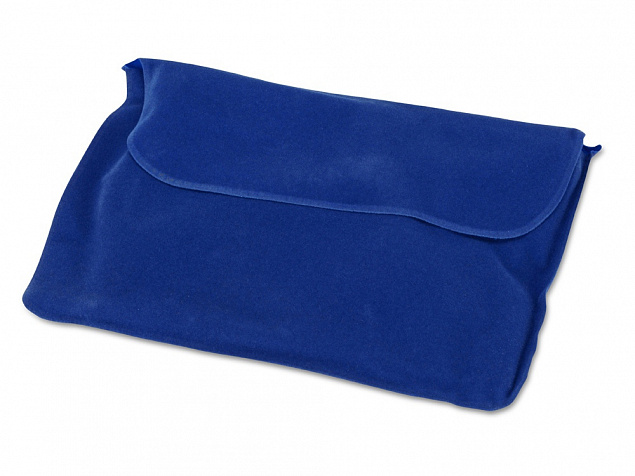 Подушка надувная Сеньос, синий классический с логотипом в Санкт-Петербурге заказать по выгодной цене в кибермаркете AvroraStore