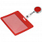 Чехол для карточки с ретрактором Devon, красный с логотипом в Санкт-Петербурге заказать по выгодной цене в кибермаркете AvroraStore