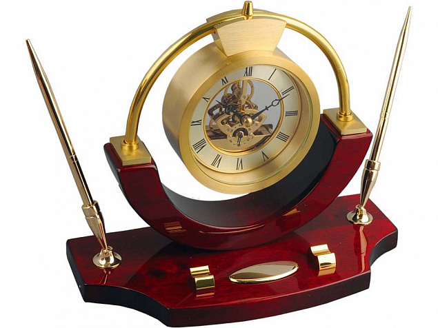 Часы настольные «Люксембург» с логотипом в Санкт-Петербурге заказать по выгодной цене в кибермаркете AvroraStore