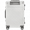 Чемодан Aluminum Frame PC Luggage V1, белый с логотипом в Санкт-Петербурге заказать по выгодной цене в кибермаркете AvroraStore