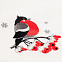 Набор текстиля Wintertainment, со снегирями с логотипом в Санкт-Петербурге заказать по выгодной цене в кибермаркете AvroraStore