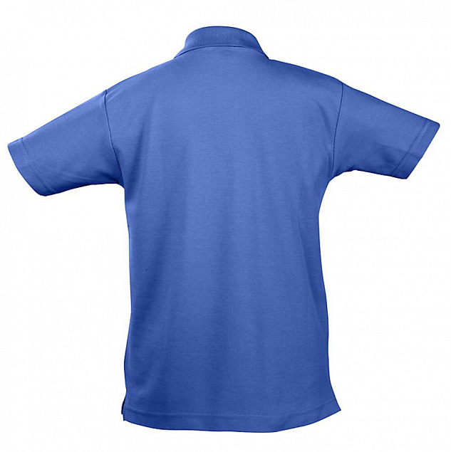 Рубашка поло детская Summer II Kids 170, ярко-синяя с логотипом в Санкт-Петербурге заказать по выгодной цене в кибермаркете AvroraStore