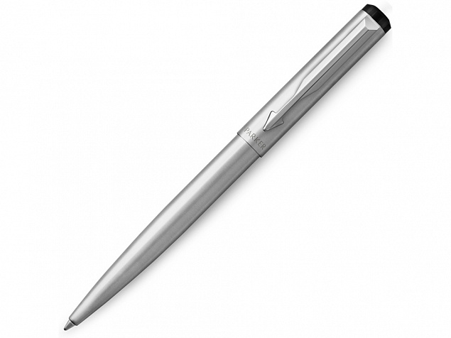 Ручка шариковая Parker Vector Standard T01 Stainless Steel CT с логотипом в Санкт-Петербурге заказать по выгодной цене в кибермаркете AvroraStore
