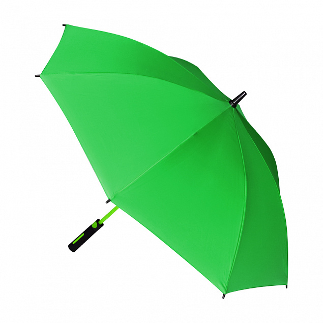 Зонт-трость Golf - Зеленый FF с логотипом в Санкт-Петербурге заказать по выгодной цене в кибермаркете AvroraStore