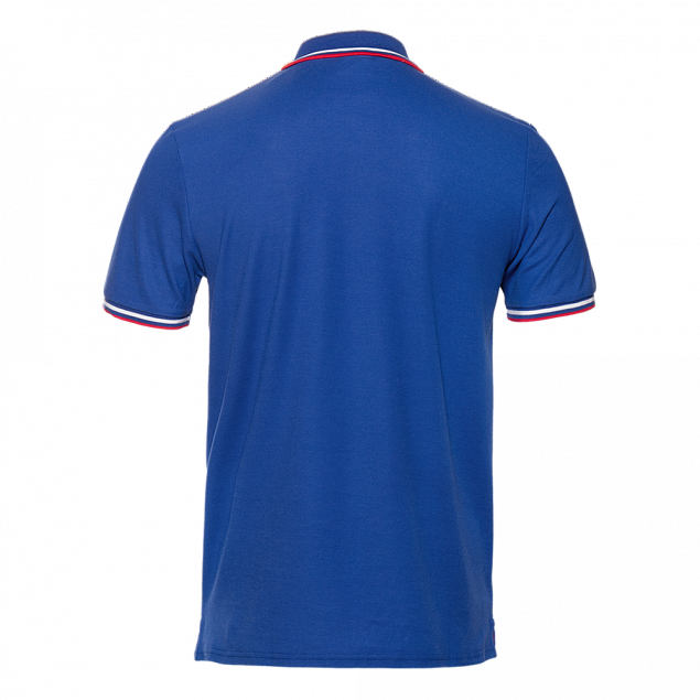 Рубашка поло Рубашка мужская 04RUS Синий с логотипом в Санкт-Петербурге заказать по выгодной цене в кибермаркете AvroraStore